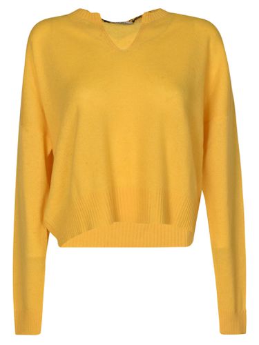 Miu Miu Logo Cashmere Sweater - Miu Miu - Modalova