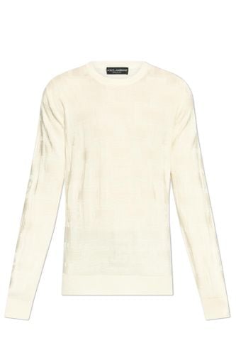 Sweater With Monogram - Dolce & Gabbana - Modalova