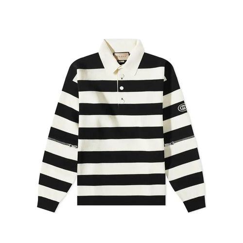 Gucci Striped Cotton Polo - Gucci - Modalova