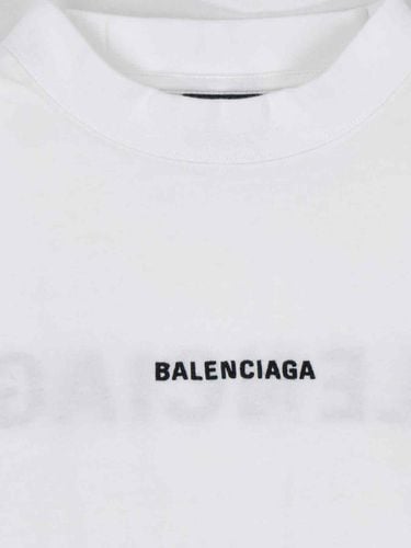 Balenciaga Logo Crop T-shirt - Balenciaga - Modalova