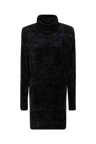 Saint Laurent Black Velvet Dress - Saint Laurent - Modalova