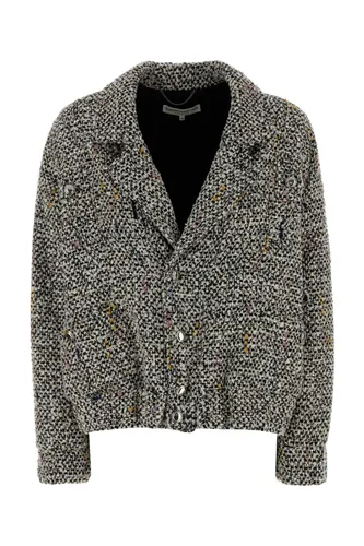 Alessandra Rich Tweed Bomber Jacket - Alessandra Rich - Modalova