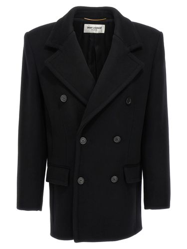 Double Breasted Blazer - Saint Laurent - Modalova