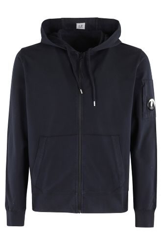 C. P. Company Light Fleece Full Zip Hooded Sweatshirt - C.P. Company - Modalova