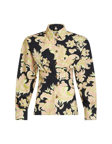 Etro Black Printed Cotton Shirt - Etro - Modalova