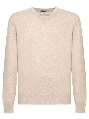 Zegna Oasi Beige Cashmere Sweater - Zegna - Modalova