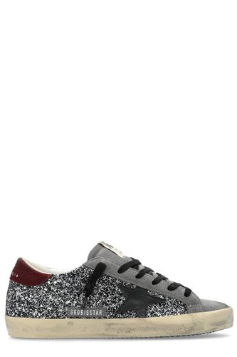 Glittered Lace-up Sneakers - Golden Goose - Modalova