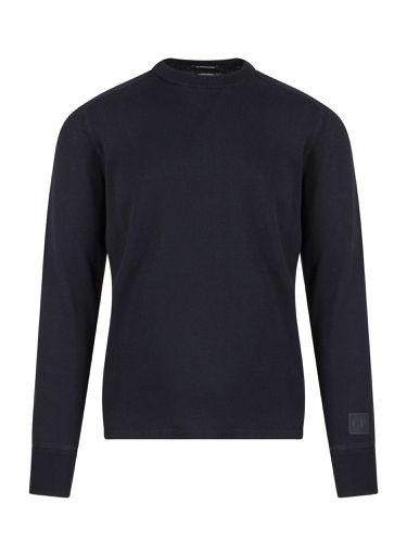 C. P. Company Blue Cotton Knitwear - C.P. Company - Modalova