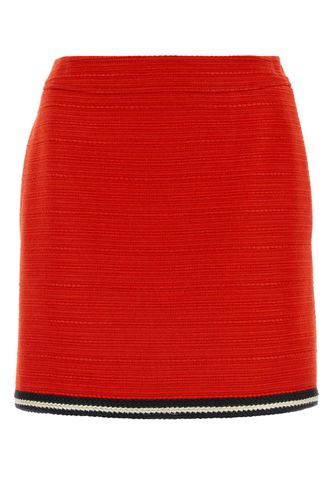 Gucci Red Tweed Skirt - Gucci - Modalova