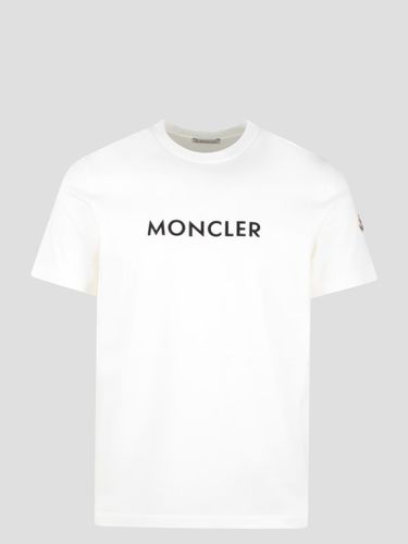 Moncler Rubber Logo T-shirt - Moncler - Modalova