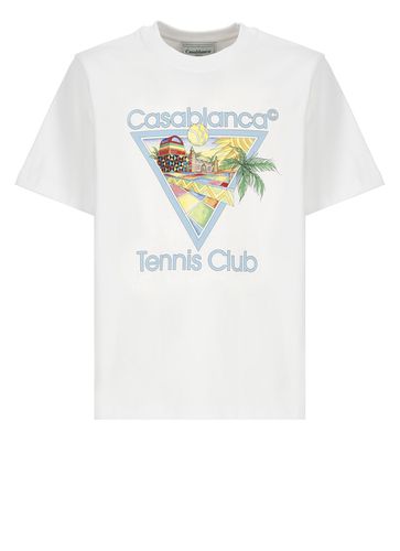 Afro Cubism Tennis Club T-shirt - Casablanca - Modalova