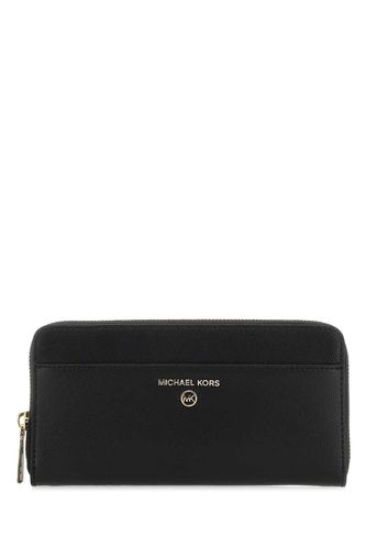 Michael Kors Black Leather Wallet - Michael Kors - Modalova