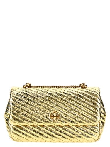 Kira Metallic Moto Quilt Mini Crossbody Bag - Tory Burch - Modalova