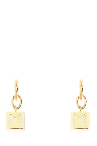 Marni Gold Metal Earrings - Marni - Modalova