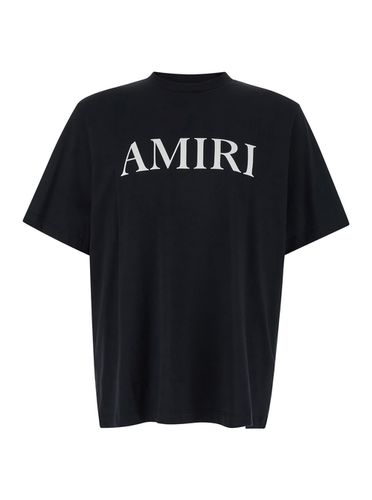 T-shirt With Logo Lettering Print In Cotton Man - AMIRI - Modalova