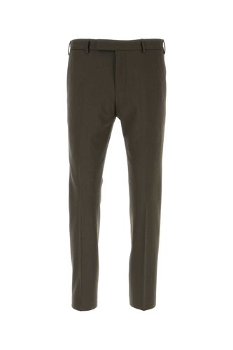 PT Torino Brown Stretch Wool Pant - PT Torino - Modalova