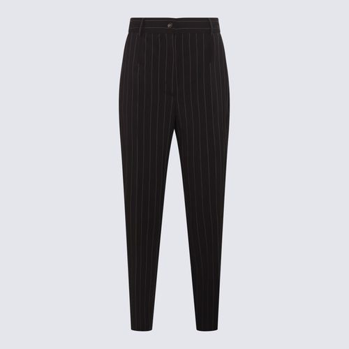 Dolce & Gabbana Black Wool Pants - Dolce & Gabbana - Modalova