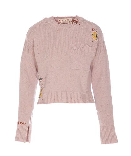 Darning Applications Darning Appliications Sweater - Marni - Modalova