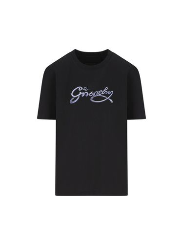 Snake Logo Crewneck T-shirt - Givenchy - Modalova