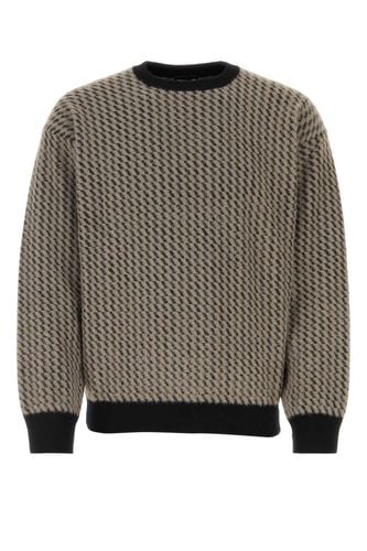 Embroidered Wool Blend Sweater - Giorgio Armani - Modalova