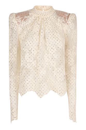 Self-portrait Lace Blouse - self-portrait - Modalova