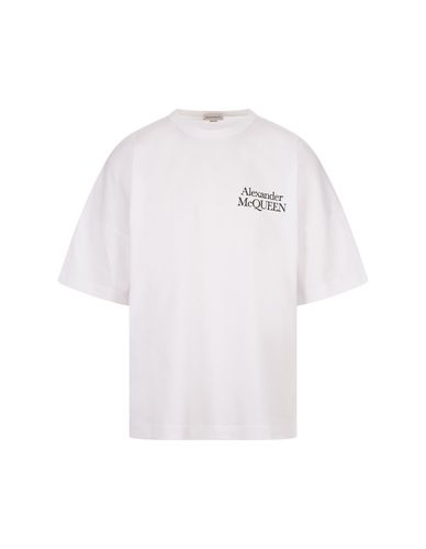 Oversized Logo T-shirt In - Alexander McQueen - Modalova