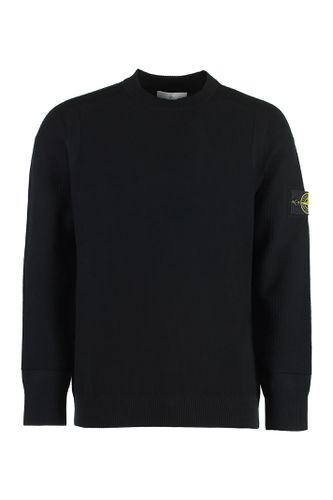 Wool-blend Crew-neck Sweater - Stone Island - Modalova