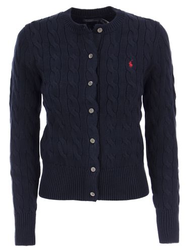 Navy Cotton Cardigan - Polo Ralph Lauren - Modalova