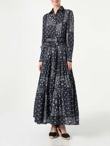 Bandanna Cotton Long Dress With Embroideries - MC2 Saint Barth - Modalova