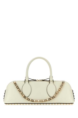 Leather Rockstud East-west Handbag - Valentino Garavani - Modalova