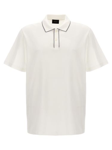 Brioni Logo Embroidery Polo Shirt - Brioni - Modalova