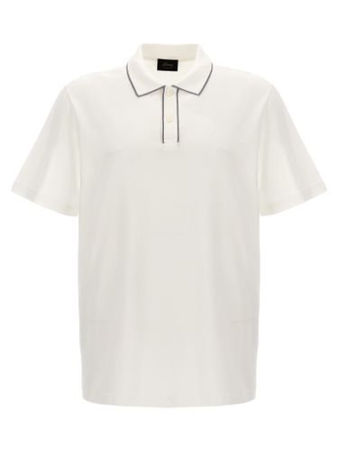 Brioni Logo Embroidery Polo Shirt - Brioni - Modalova