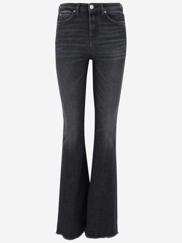 Stratch Cotton Blend Flared Jeans - Pinko - Modalova