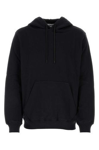 MSGM Black Cotton Sweatshirt - MSGM - Modalova