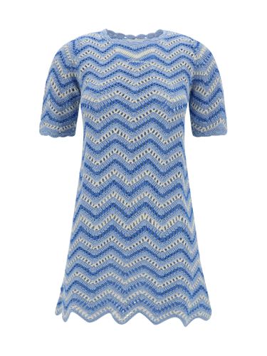 Ganni Crochet Mini Dress - Ganni - Modalova