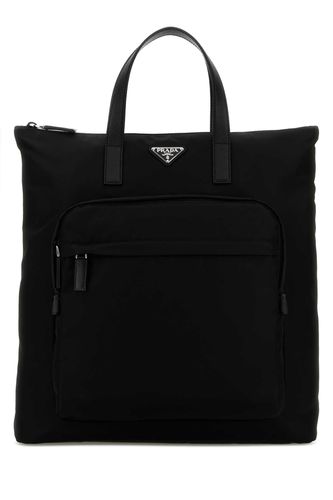 Prada Black Re-nylon Shopping Bag - Prada - Modalova