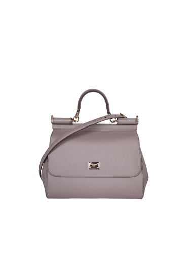 Sicily Large Taupe Bag - Dolce & Gabbana - Modalova