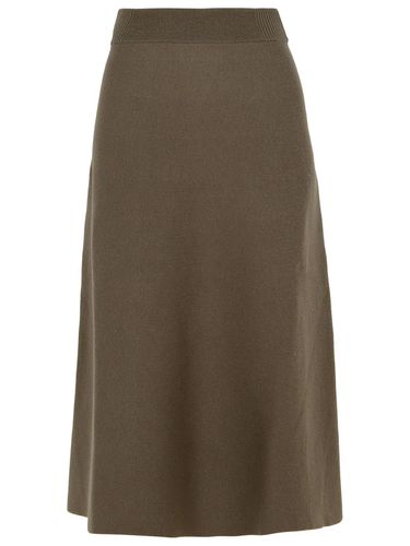 Fine Knitted Flared Midi Skirt - Lanvin - Modalova