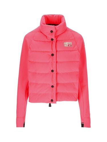 Logo Patch Buttoned Jacket - Moncler Grenoble - Modalova