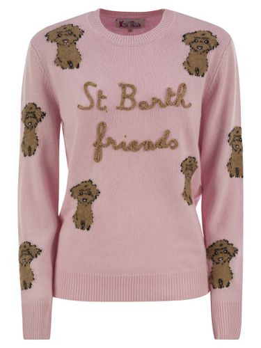 Wool-blend Jumper With Embroidery - MC2 Saint Barth - Modalova