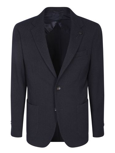 Lardini Blue Bouclã Jacket - Lardini - Modalova