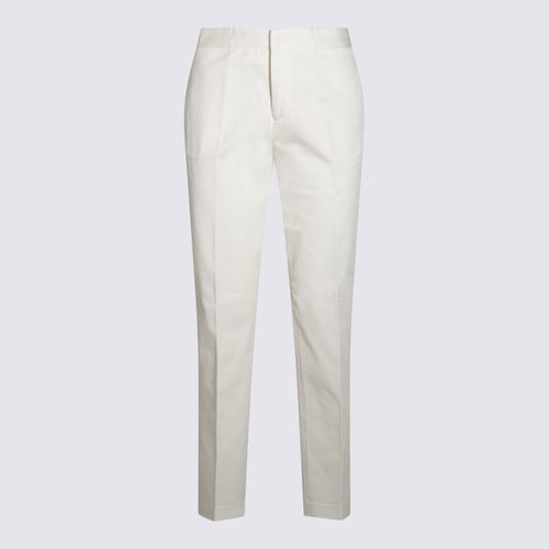 Fabiana Filippi White Cotton Pants - Fabiana Filippi - Modalova