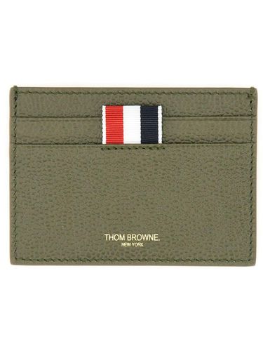 Logo Printed Credit Card Holder - Thom Browne - Modalova