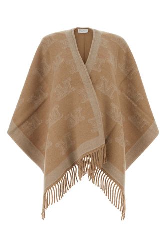 Max Mara Camel Wool Frine Cape - Max Mara - Modalova