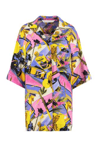 Palm Angels Printed Bowling Shirt - Palm Angels - Modalova