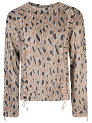 Bluemarble Furry Leopard Sweater - Bluemarble - Modalova