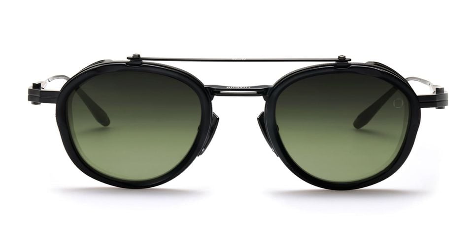 Infinity - Matte Black / Black Rhodium Sunglasses - Akoni - Modalova