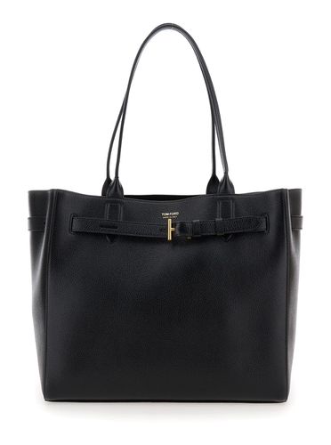 Tom Ford Grain Leather Medium Tote - Tom Ford - Modalova