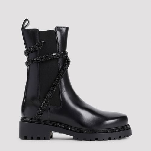 Calf Leather Biker Boots - René Caovilla - Modalova