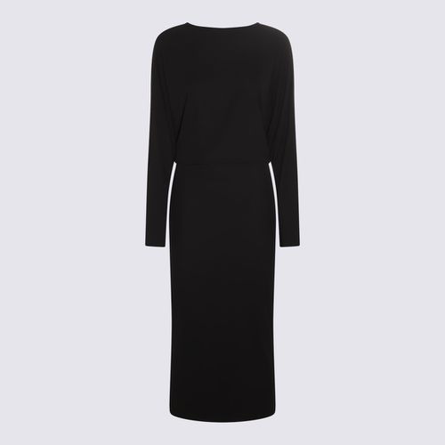 Khaite Black Midi Dress - Khaite - Modalova